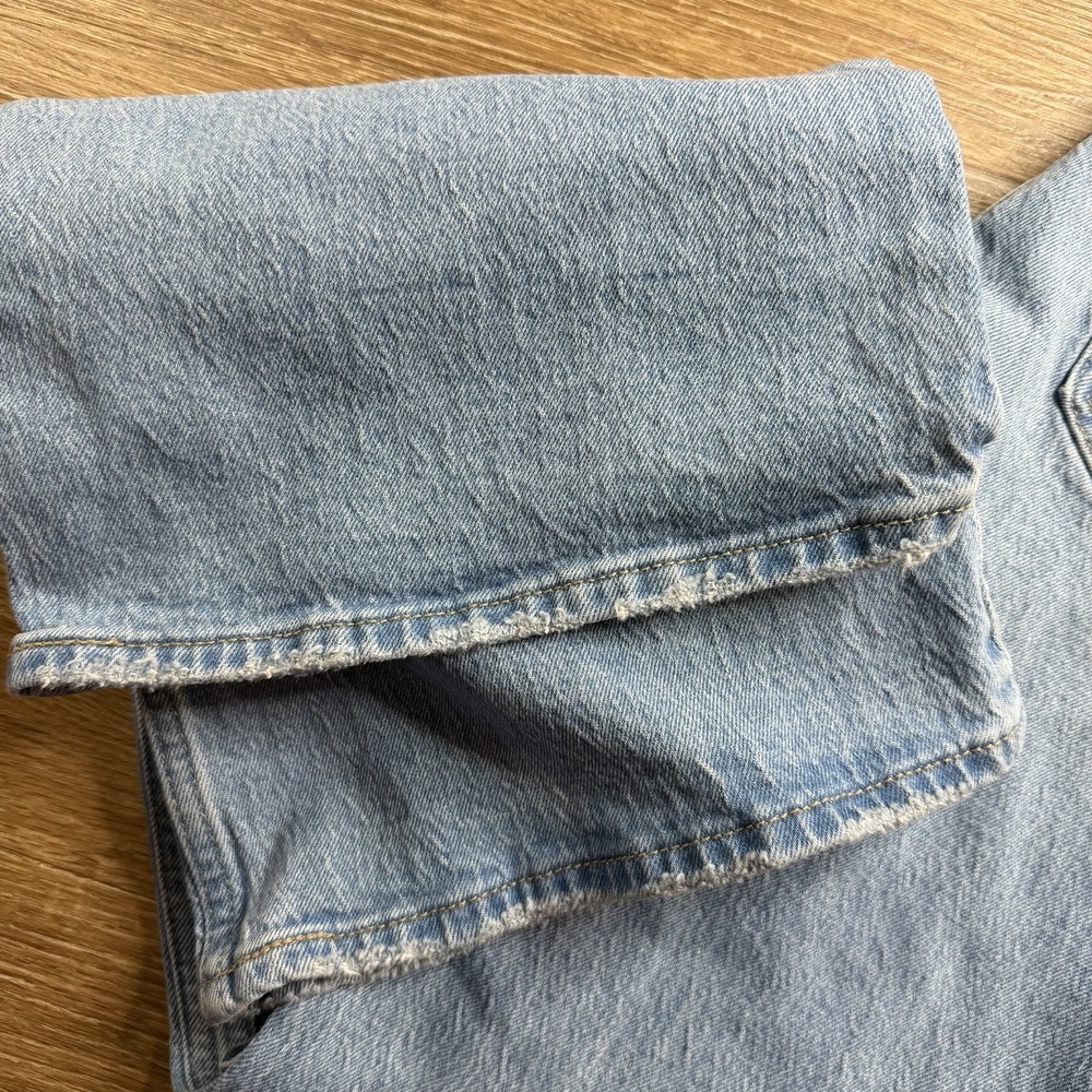 Levi's Premium 70s High Flare Jeans Women's 26x32 Light Wash A0899-0015 Western - Picture 14 of 15